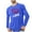 Blue(Type 21), variant on NuoCaiYun Fashion Valentine's Day T-Shirts for Men Casual Crew Neck Pullover Long Sleeves Loose Blouses Tops