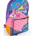 thumbnail image 3 of A FOR ADLEY Customizable Purple Princess Unicorn Backpack Designed for Her Sister Navey With 3 Shoe Charm Pop-Ins, 3 of 6