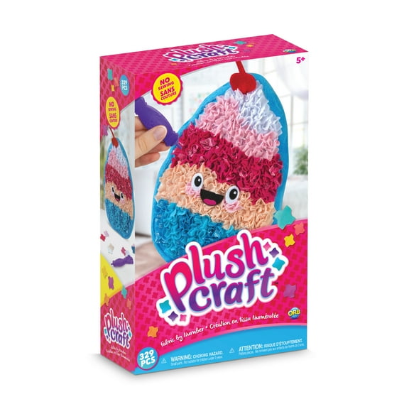 ORB™ Toys PlushCraft™ DIY Cupcake Pillow Crafting Kit - Perfect Craft and Gift for Boys and Girls!