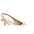 thumbnail image 2 of Womens CC35 Gilaa2 Kitten Heel Slingback Pumps, Ecru, 2 of 3