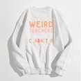 thumbnail image 4 of WEAIXIMIUNG Oversized Sweatshirt Dress Ladies Fashion Leisure Pure Color Loose Long Sleeved Printed Letters Round Collar, 4 of 4