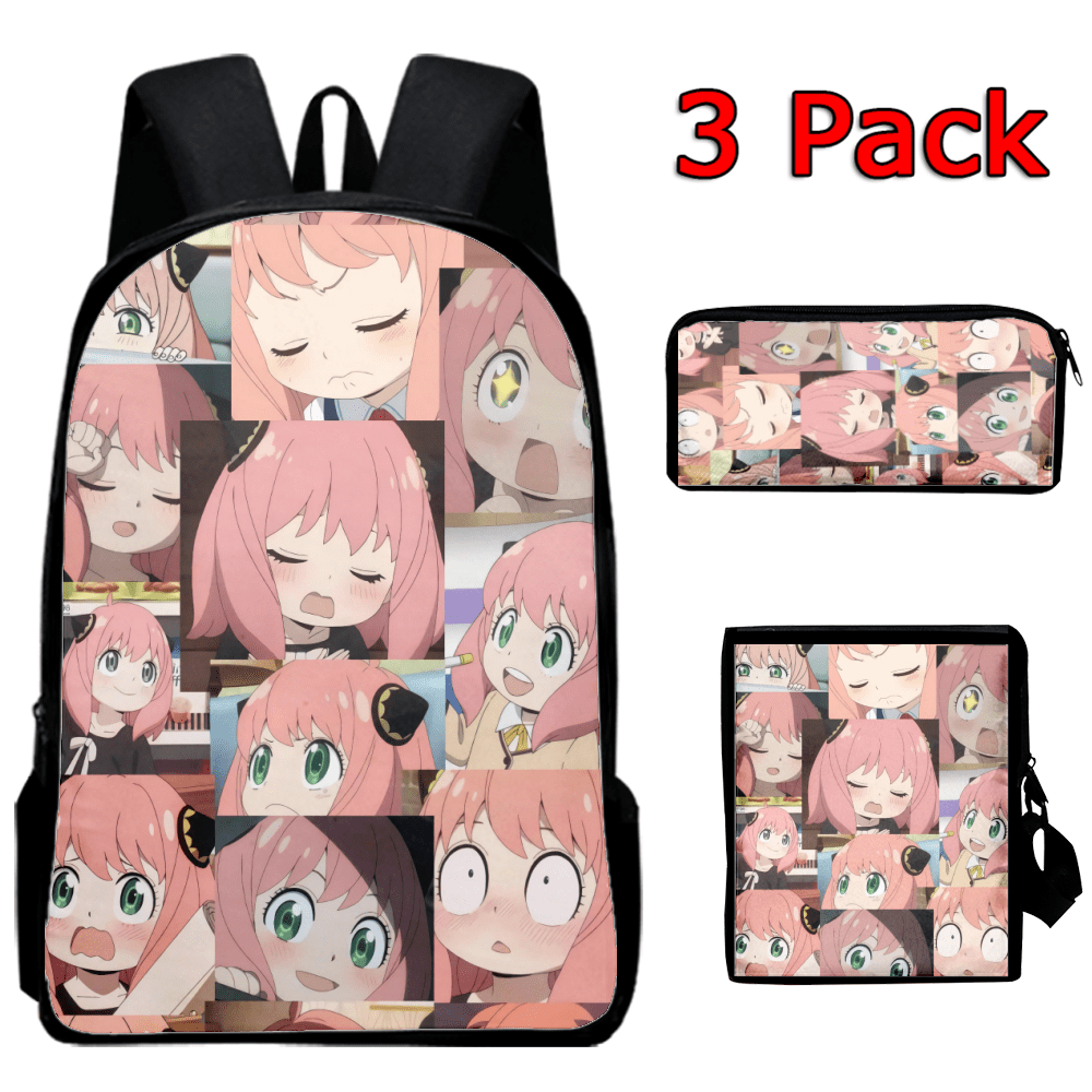 Backpack Anime Spy x Family Backpack Unisex 3D Printed Casual Backpacks