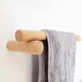 thumbnail image 5 of XWSHYW Ganchos para Adornos Toallero de Madera de Haya para Colgar En La Pared, para Baño, Inodoro, Toallero de Madera, 5 of 5