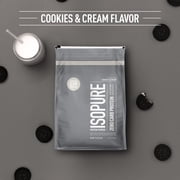 Isopure Zero Carb Protein Powder, Cookies & Cream, 50g Protein, 7.5 Lb