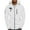 White(New), variant on PNTUTB Men's Winter Warm Comfy Coat Oversize Multi-pocket Long Sleeve Printed Zipper Drawstring Coat