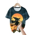 thumbnail image 6 of KPOPLK Kids Halloween Shirt Girls Halloween Pumpkin Shirt Cute Ghost Tshirts Fall Pumpkin T-Shirt Spooky Season Tee,Size 10-11 Years, 6 of 6