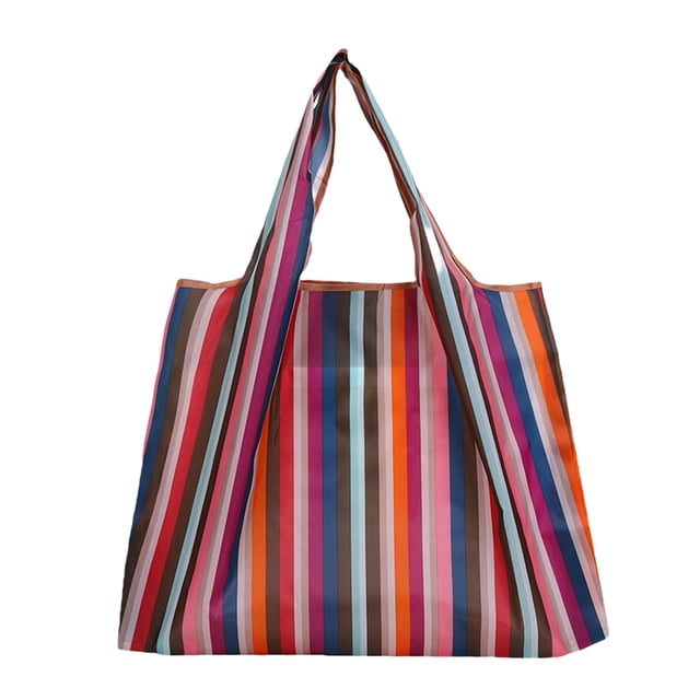 Grand Sac de Rangement Polyester Sac de Courses Pliable 22,83 Po x 15,75 Po Sac d'Épicerie Portable à Main