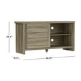 thumbnail image 4 of Hillsdale Handerson 47 inch Wood TV Stand for Tv's up to 52", Dark Oak Finish, 4 of 18