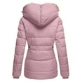 thumbnail image 4 of ChaoLingNeng Winter Puffer Jackets for Women, Women's Winter Cropped Puffer Jacket Full Zip Thicken Short Coat with Detachable Hood, 4 of 4