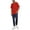Red, variant on Men's Baseball Solid Plain Button Down Jersey Active Sportswear