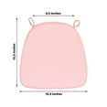 Efavormart 2" Thick Blush / Rose Gold Chiavari Chair Pad, Memory Foam ...