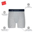 thumbnail image 3 of Hanes Boys Boxer Briefs Underwear Pack, 10-Pack, Moisture-Wicking Boxer Briefs for Boys, 3 of 6