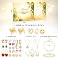 thumbnail image 2 of Calendario De Adviento 2024 Conjunto De Joyas Calendario De Cuenta Regresiva De 24 Días Para Mujeres Adultas Pulsera De Moda Navideña Collar Anillos Pendiente Regalo Sorpresa De Navidad Para Esposa Hi, 2 of 5