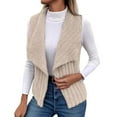 thumbnail image 1 of 2024 Women's Fall Winter Casual Long Sleeve Solid Color Cardigan with Front Button and Pocket Design, 1 of 5