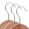 thumbnail image 2 of Casafield 40 Red Cedar Wooden Suit Hangers with Non-Slip Pant Bar and Swivel Hook, 2 of 7