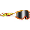 FMF Racing PowerCore Assault Youth Goggles Gray / Silver Mirror Lens (OSFM, Orange Gray / Silver Mirror Lens)