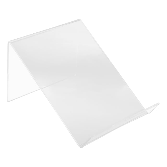 Shisuyan Clear Acrylic Phone Holder for Desk Portable Phone Stand for Office Transparent Writing Board Acrylic Shelf Riser Ideal for Travel and Display Holder for Phone