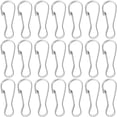 thumbnail image 1 of MasteelfCA 100Pcs Stainless Steel Snap Hooks Small Spring Buckles Multi-function Spring Hooks Key Ring Hooks, 1 of 8