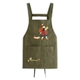 thumbnail image 2 of Yrmaups Waterproof Apron for Kitchen, Oil Proof Cooking Apron for Adults, Short Waistcoat Style Work Apron for Dining, Stain Resistant Kitchen Workwear, 2 of 5