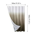 Shower Curtain Shorter Heavy Duty Clear Shower Curtain Liner Shower