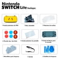 thumbnail image 5 of Estuche Protector Kit Accesorios Para Nintendo Switch Lite Pikachu Pokémon Cracken Esports Amarillo, 5 of 5