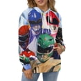 thumbnail image 5 of Power Rangers Unisex Adult Hoodie Casual Hooded Sweatshirt Pullover Novelty 3D Printed Sweater Jacket 2XL, 5 of 8