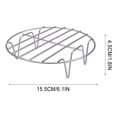 thumbnail image 3 of Fufafayo under $5 Fryer Rack for Air Fryers, Stainless Steel Multi-layer Rack, Steaming and Dehydrating Rack Accessory, Cooking Rack for Chefman, Dual Basket, Grill, Oven, Kitchen, 3 of 9