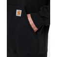 thumbnail image 3 of Sudadera Carhartt para hombre, holgada, con logotipo de peso medio, 3 of 7