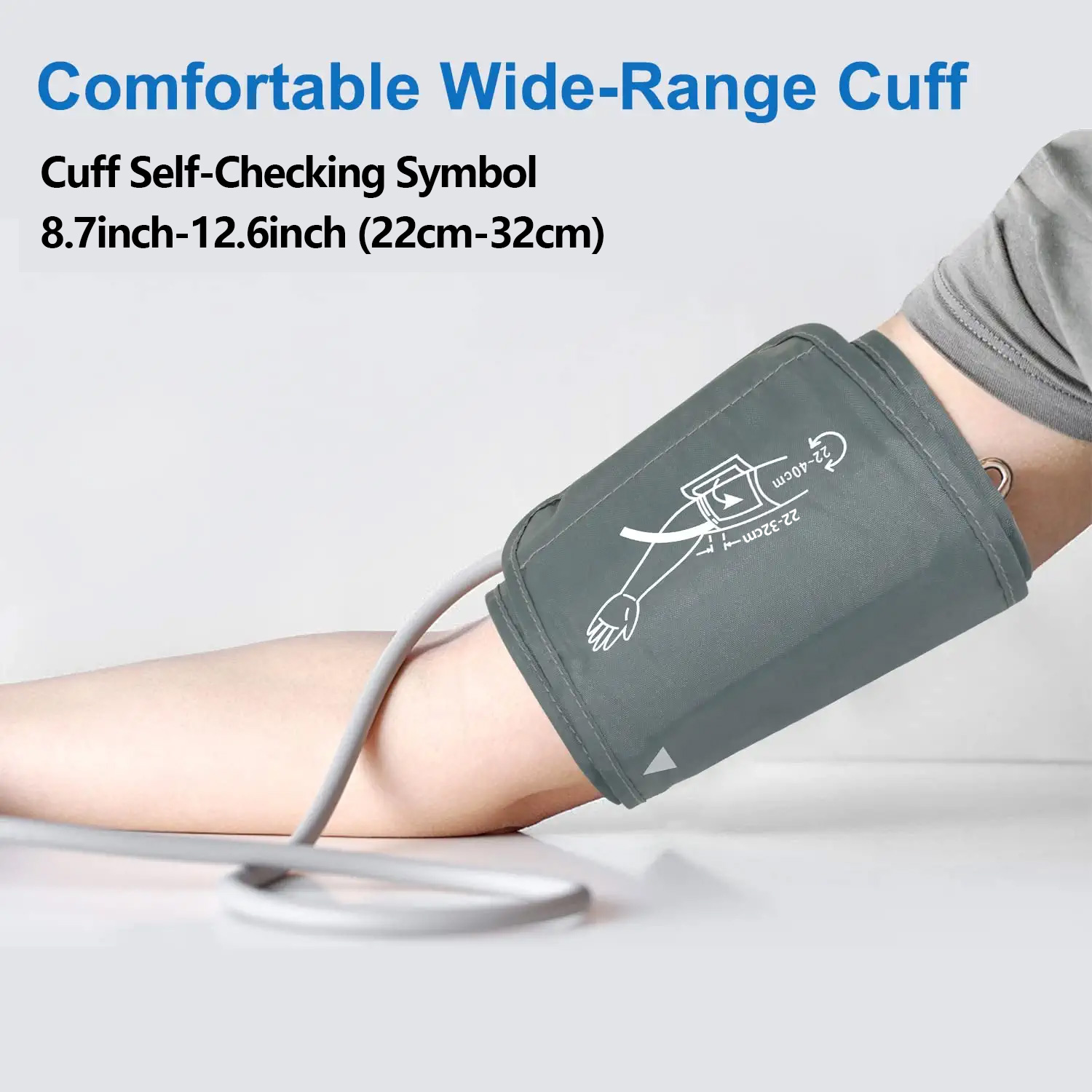 Brazalete de presión arterial BDUN, máquina de presión arterial con cable USB, monitor de pulso para uso doméstico 6