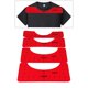 thumbnail image 1 of 4 Piezas Camiseta de PVC Guía de La Regla Sublimación Centrada, Camiseta Reglas de Artesanía para Alineación Central para Jóvenes para Jóvenes Niños P rojo Soledad Guía de regla de camiseta, 1 of 10
