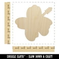 thumbnail image 2 of Hibiscus Hawaii Tropical Flower Solid Wood Shape Unfinished Piece Cutout Craft DIY Projects - 6.25 Inch Size - 1/4 Inch Thick, 2 of 7