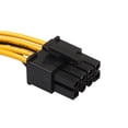 thumbnail image 4 of 2pcs Dual 15Pin SATA Male To PCIe 8Pin(6+2) Male Video Card Power Cable, 4 of 5