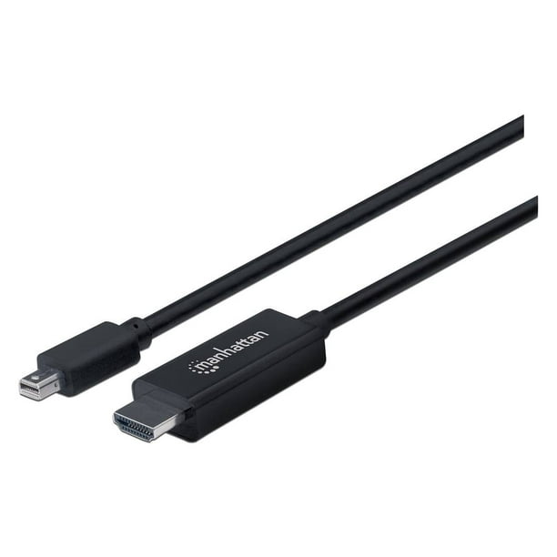 Cable Convertidor Manhattan Mini DisplayPort a HDMI de 1.8m, Color Manhattan 153232