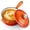 Oranger, variant on Walchoice 1QT Sauce Pan, Enameled Cast Iron Saucepan Dutch Oven Pot with Lid, 1 Quart Small Cooking Sauce Pot, Nonstick & Oven Safe - Orange