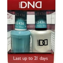 DND Nail Polish Gel & Matching Lacquer Set (436 - Baby Blue)