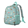 thumbnail image 4 of Hand-Drawn Cat Graphic Student Backpack – Cute Cat Print Design With Vintage Cat Illustration And Cats And Flowers Pattern, 4 of 6