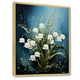 thumbnail image 2 of Designart "Pure Green Winter Snowdrops I" Snowdrops Floater Framed Canvas Wall Art, 2 of 5