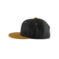 thumbnail image 3 of Top Headwear Flat Bill Adjustable Snapback Cap - Black/Rust, 3 of 4