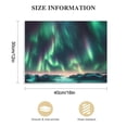 thumbnail image 3 of Nawypu Green Blue Aurora Wall Art Northern Light Canvas Prints on Picture Aurora Borealis Nature Starry Scenery Landscape Painting Modern Wall Decor for Home Bathroom Bedroom,Modern,Decor, 3 of 6