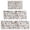 Math Equations Science, variant on Math Equations Lab Tools Blue Pattern Kitchen Rugs Sets Of 3,Kitchen Runner Rugs Non Skid Washable,Decorative Kitchen Floor Mats for Kitchen,Sink,Laundry,17"x30" 17"x47" 17"x59"