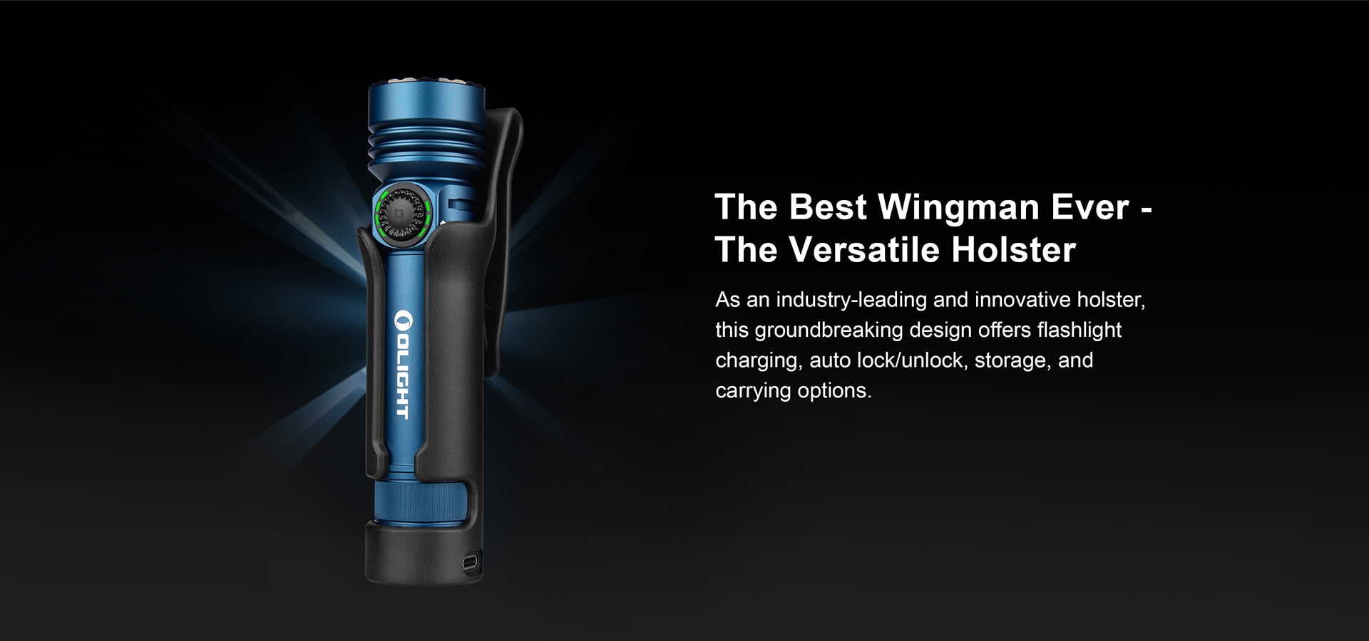 Olight Seeker 4 Pro CW 4600 Lumen Rechargeable Flashlight + LumenTac Organizer