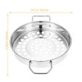 thumbnail image 5 of Flour Sifter Sieve Big Hole Cold Shrimp Colander Household Strainer Mesh Skimmer Spoon Kitchen Stainless-Steel, 5 of 6