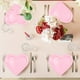 thumbnail image 1 of Platos de papel en forma de corazón 20 ct – Decoración de San Valentín rojo rosa rosa intenso, platos desechables para fiesta de 7 pulgadas, cartón apto para alimentos, vajilla romántica para, 1 of 6