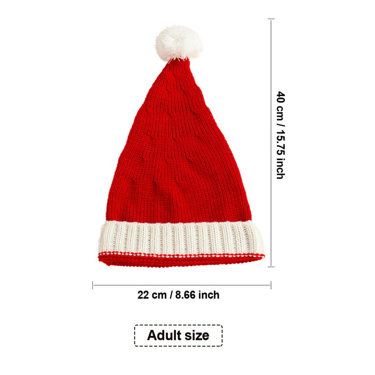 3pcs- Red, White, Green Mini Love Letter Pattern Knitted Hat
