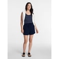thumbnail image 3 of Time and Tru Women’s Soft High Rise Utility Shorts, 4” Inseam, Sizes XS-XXXL, 3 of 6