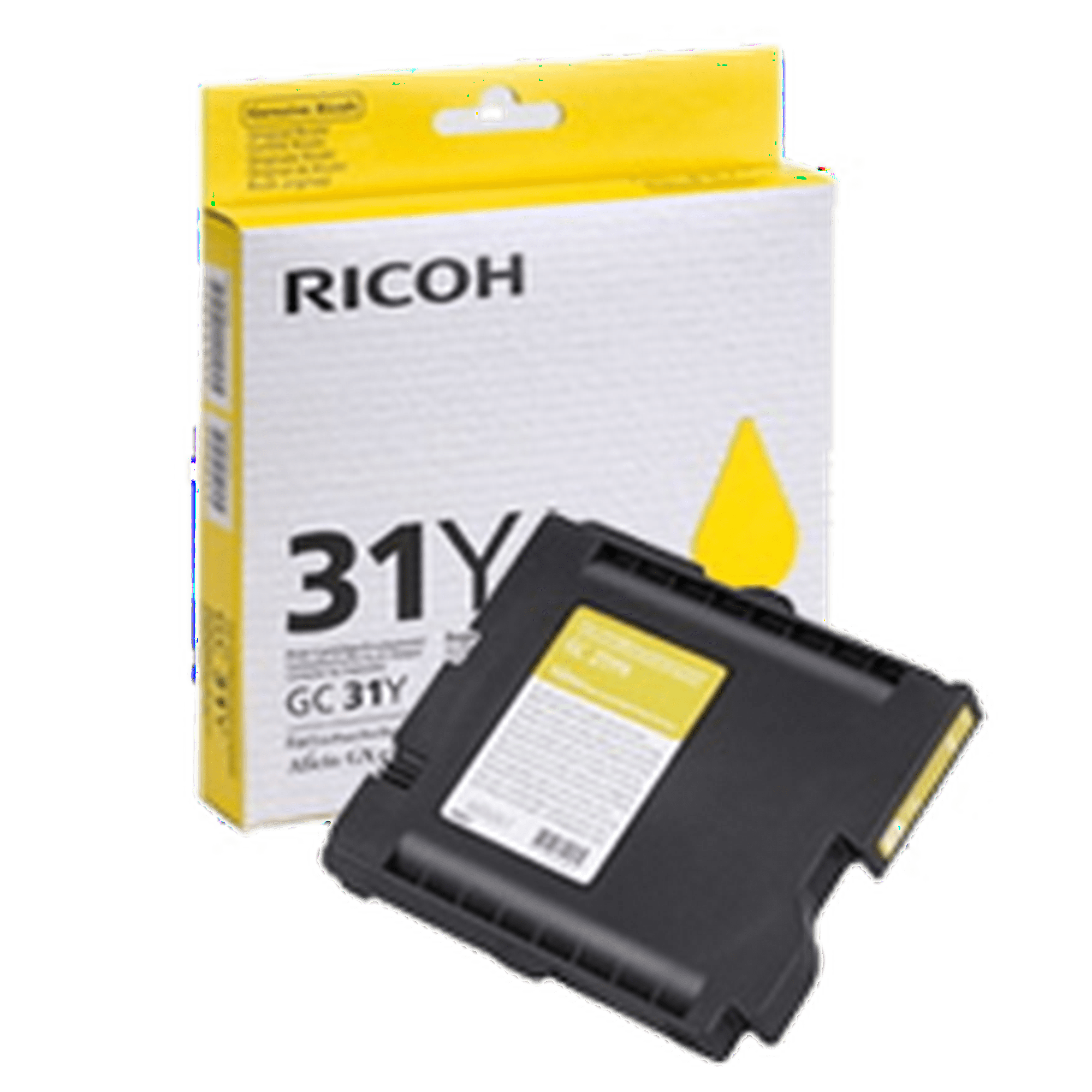RICOH GC31MH 、GC31YH Brand New Original RICOH 405691 (GC-31Y) INK/INKJET