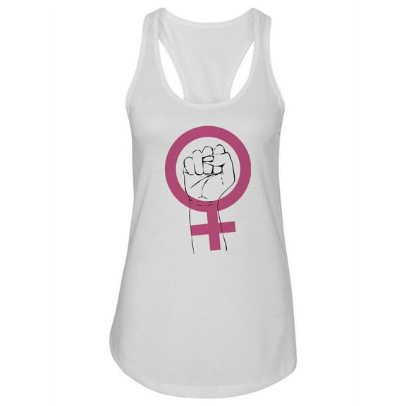 Feminism Power Symbol. Tank Women -Image by Shutterstock, Female Medium