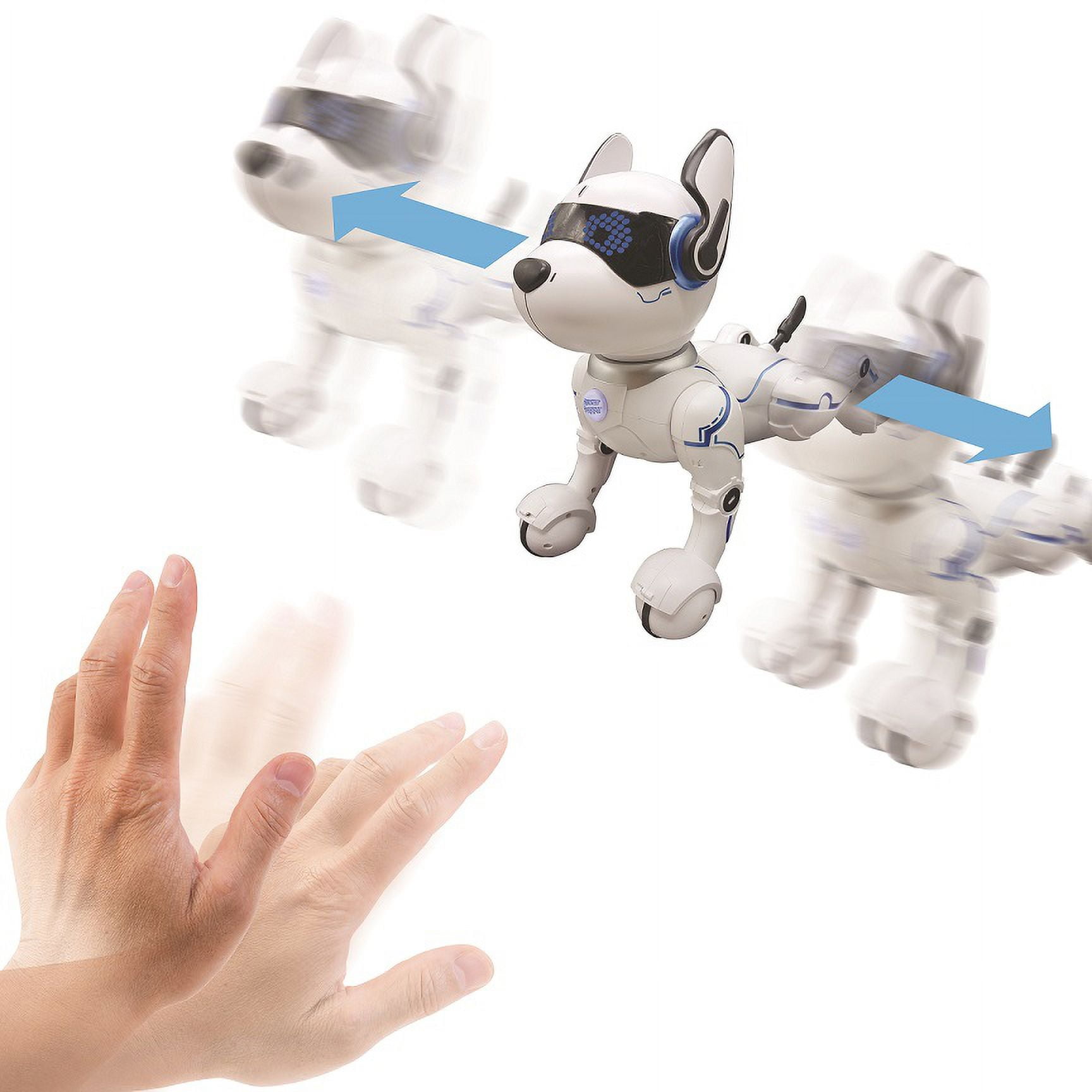 Lexibook Power Puppy Smart Robot Dog, Programmable and Rechargeable