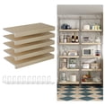 thumbnail image 2 of New 24 INCH 5 Pcs Wire Shelf Covers Foamed PVC Wire Rack Covers for Removable Closet (Not Wood) Pantry Shelves for Cabinet Bathroom Kitchen Shelving Decoration, 2 of 7