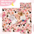 thumbnail image 4 of Pink Beagle and Flower Toddler Nap Mats for Kids Preschool,Sleeping Mat Bag or Kids,Toddler Sleeping Bag,Toddler Nap Mat or Daycare, 4 of 6